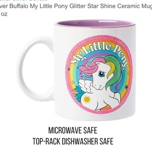 My Little Pony Ceramic Mug with Glitter Star